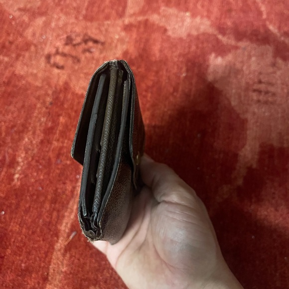 Louis Vuitton Wallet Leather Brown Authentic - Picture 9 of 12